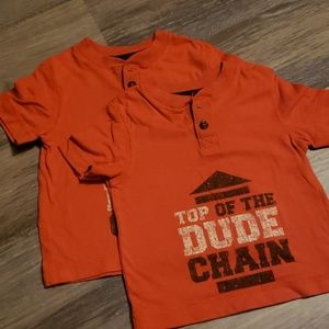 Dude twin tshirts 18 mo